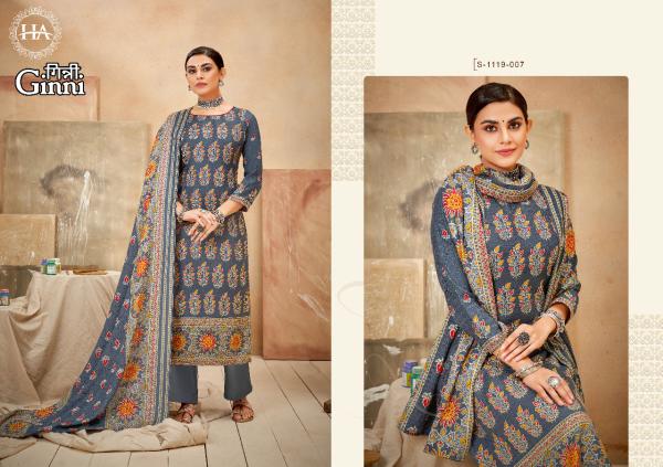 Harshit Ginni Designer Wear Pashmina Winter Wear Dress Material Collection